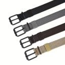 Ceinture en nylon pour homme 118 x 3,4 cm Ceinture en toile résistante avec boucle en métal Style tactique militaire Ceinture réglable 8