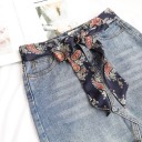 Ceinture en tissu pour femmes L100 6