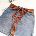 Ceinture en tissu pour femmes L100 8