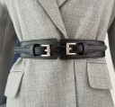 Ceinture femme à double boucle L75 1