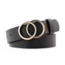 Ceinture femme avec boucle ronde double 3