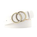 Ceinture femme avec boucle ronde double 4