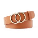 Ceinture femme avec boucle ronde double 5