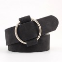 Ceinture Femme avec Boucle Ronde L54 3
