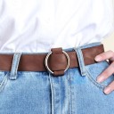 Ceinture Femme avec Boucle Ronde L54 2