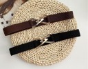 Ceinture femme avec boucle triangulaire 2
