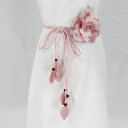 Ceinture fine pour femme avec fleur 7
