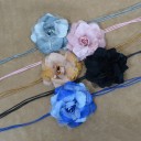 Ceinture fine pour femme avec fleur 2