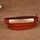 Ceinture fine pour femme L58 7
