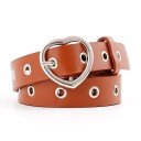 Ceinture pour femme avec boucle en forme de cœur 5