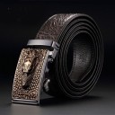 Ceinture pour homme avec crocodile 4
