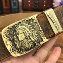Ceinture pour homme avec indien 5