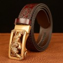Ceinture pour homme avec tigre L389 1