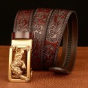 Ceinture pour homme avec tigre L389 2