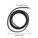 Ceinture ronde en cuir synthétique 150 x 0,5 cm Ceinture élégante pour femmes à nouer Accessoire de mode pour robes Jupes Tuniques 2