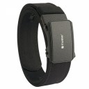 Ceinture tactique à double couche 120 x 3,8 cm Ceinture renforcée pour armes suspendues Boucle automatique en métal Ceinture militaire réglable pour hommes 1