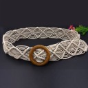 Ceinture tissée femme L178 5