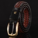 Ceinture tressée pour homme L335 3