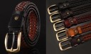 Ceinture tressée pour homme L335 1
