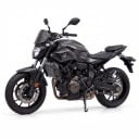 Čelní sklo na motocykl Honda CB650R 2019–2022 a CB1000R 2018–2020 Karbonový vzor Plastový štít Černý Montážní sada Ochrana před větrem 6