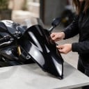 Čelní sklo na motorku Honda CBR650R 2019–2025 Přesné uchycení bez úprav Z odolného PC plastu Pro lepší aerodynamiku 12