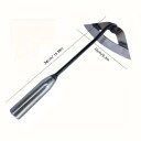 Celokovová motyka zahradní ocelová 34 cm pracovní část 16 cm ruční nářadí pro okopávání půdy a údržbu záhonů 2