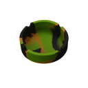 Cendrier portable en silicone 8,3 cm Résistant à la chaleur Rond doux écologique Cendrier pour maison bureau hôtel bar 9