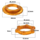Center Lock sluitring voor remschijf TANKE blauw voor assen 9/12/15 mm met een aanhaalmoment van 40 Nm voor bevestiging aan de naaf van het wiel 2