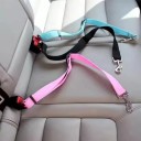 Centura de siguranță pentru animale de companie Ajustabilă, curea din poliester cu cataramă metalică Varianta de culoare Accesoriu de călătorie pentru câini 2