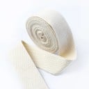 Centură din bumbac-poliester 25 mm 4 m Curea solidă 1,3 mm grosime Material durabil Capacitate mare de încărcare Utilizare universală 13