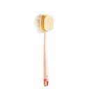 Cepillo de baño de doble cara 35 x 8 x 6,5 cm Cepillo de mango largo Cepillo exfoliante para la espalda Esponja de ducha Cerdas suaves de nailon 1
