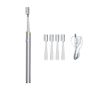 Cepillo de dientes sonico eléctrico 38000 vibraciones/min 3 cabezales de repuesto Aleación de aluminio Diámetro de rosca del cepillo 0,18 Cepillo potente 2