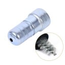 Cepillo de limpieza para contactos y terminales de batería Espiral de alambre en funda metálica con tapa de ajuste Hierro y acero inoxidable Longitud 5