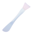 Cepillo de silicona para mascarilla facial de 16,5 cm, doble uso, cabezal suave y raspador, aplicador de mascarilla facial, mango de plástico. 1