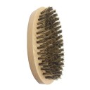 Cepillo ecológico para afeitar 10,5 x 5,7 cm Cepillo de madera con cerdas Cepillo compacto ecológico para barba y cabello para hombres material natural 1