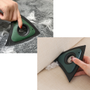 Cepillo triangular para eliminar el pelo de sofás y alfombras Cepillo para camas de perros y gatos Cepillo suave y denso para pelos y polvo de animales 5
