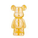 Ceramic Bear Figurine 17 x 9.5 x 6 cm Glossy Finish Decorative Figure Modern Home Decoration for Table Shelf 9