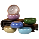 Ceramic Candle Holder Decorative Round Candle Holder 6.5 cm Ceramic Candle Holder for Wedding and Home Decorations 2