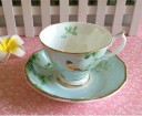 Ceramic Cup with Saucer Natural Motif 2 pcs 4