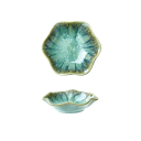 Ceramic Plate with Crackle Pattern 11 x 3.1 cm Deeper Small Plate for Serving Desserts and Small Dishes 4