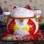 Ceramiczna statuetka szczęśliwego kota 5
