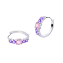 Cercei dulci din argint 925 pentru femei Cercei fini pentru purtare zilnică, design romantic pentru iubitoarele eleganței 3