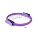 Cercle de Pilates pour l'exercice 32–34 cm Cercle de yoga Accessoire de renforcement à résistance pour femmes Fitness à domicile Cercle 7