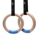 Cercuri de gimnastică 28 mm pereche cu curele de 5,1 m și marcaje numerotate pentru ajustarea înălțimii pentru calistenică, crossfit și antrenament 1