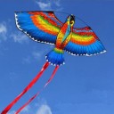 Cerf-volant en forme de perroquet J1973 5