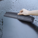 Černá měkká silikonová stěrka na auto 30 x 5 cm Odstraňování vody a špíny Sušení karoserie Sklo Čištění povrchu Bez škrábanců 3
