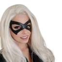 Černá PU kožená oční maska na maškarní ples Cosplay elegantní polomaska na oči Karnevalová maska na party Stylový kostýmový doplněk 6