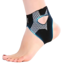 Černá ultratenká ortéza na kotník vel. S pro velikost 30–34, stabilizační popruhy s hollow ankle designem proti podvrtnutí 2