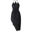 Černé asymetrické šaty 3
