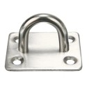 Cerniera di sicurezza con occhiello per lucchetto 57 × 38 mm in metallo per porte, cancelli, armadietti e scatole di stoccaggio 5
